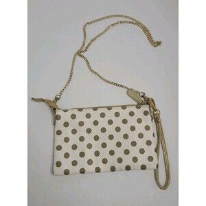 Charming Charlie Faux Leather Y2K Polka Dot Womens Purse Handbag